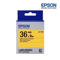 EPSON LK-7YBP 黃底黑字 粉彩系列 原廠標籤帶 寬度36mm 歷史價格詳細信息