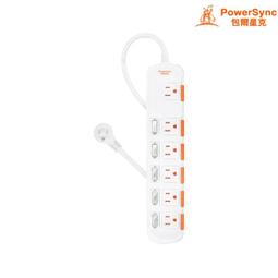 PowerSync 群加 六開六插安全防雷防塵延長線 2.7M TS6X9027 /紐頓e世界 歷史價格詳細信息
