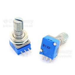 金屬軸旋轉可變電阻 500Kohm ±20% RK0971-B500K,L-15KC/N=5 #98182 (2個/包) 歷史價格詳細信息