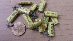 Sprague 0.1uF 50V M39003 2338 MIL 臥式軍規鉭質電容 1顆1標 歷史價格詳細信息