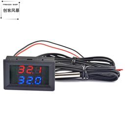 數位溫度計嵌入式0.8寸三位元顯示溫度錶面板安裝溫度顯示(XH-B331) 歷史價格詳細信息