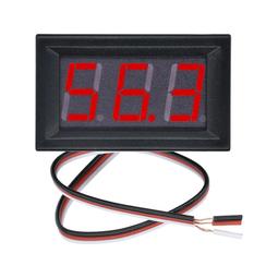 DC 0-99.9V Red LED Panel Digital Voltmeter Applied w/ Alarm Indicator 歷史價格詳細信息