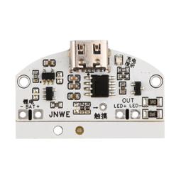 USB觸摸臺燈電路板 調光板充鋰電保護控制LED無極三檔模塊 TYPE-C 價格比較,價格查詢,歷史價格詳細信息