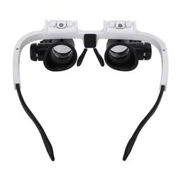 放大鏡 維修鑒定鐘錶電路板20倍led燈雕刻古玩目鏡高清頭戴式高倍放大鏡 歷史價格詳細信息