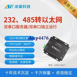 雙串口通訊服務器Modbus RTU轉TCP網關232/485轉以太網網口模塊工業級網絡物聯網通信410s 歷史價格詳細信息