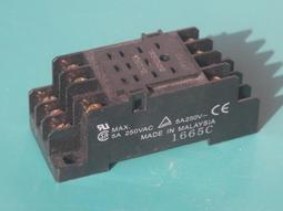 繼電器底座8腳圓形PF083A．圓8腳ST3P/AH3-3/MK3P/DH48S軌道式帶鎖孔繼電器座Relay安裝座 歷史價格詳細信息