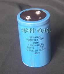 拆機電容 SPRAGUE 美國思碧電解電容1500UF 400V 64*106mm 歷史價格詳細信息