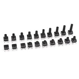 輕觸開關按鍵立式微動開關6*6*4.3mm/5/6/7/8/9/9.5/11/12mm W313-2[364150] 歷史價格詳細信息