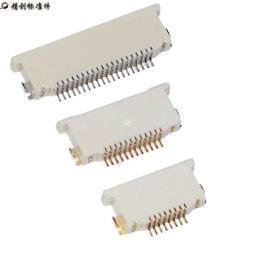 FPC/FFC連接器插座0.5間距高度1.0mm翻蓋下接 4/6/8/10/12P 歷史價格詳細信息