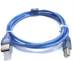 USB2.0 A公-B公 帶磁環 長度1.5M(150cm) 全銅+抗干擾 高隔離連接線方口印表機數據線 (2條含稅) 歷史價格詳細信息