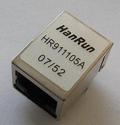 HanRun RJ45好品質 HR911105A 全新【網速快】 網路變壓器 帶燈 155-02743 歷史價格詳細信息