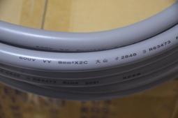 PVC 絕緣及被覆電纜線VV 8mm平方 2芯 8mm*2C 8mm&sup2;*2C 10M 灰 披覆電纜 電纜線 零售10米 價格比較,價格查詢,歷史價格詳細信息