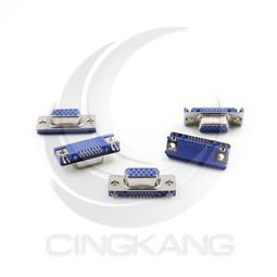 ???? DB15F DB15芯 插頭 針孔 兩排15芯公頭母頭 白膠鍍全金 焊線式 歷史價格詳細信息