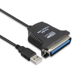 IEEE1284印表機專用線 US-3 免驅動 USB 轉 25Pin 母 印表機線 線長80公分 支援WIN10 歷史價格詳細信息