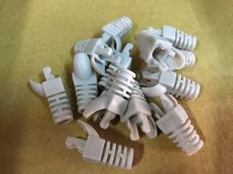 灰色水晶頭護套RJ45網線頭護套8P8C水晶頭膠套(10個/包)P4A5 188-05255 歷史價格詳細信息