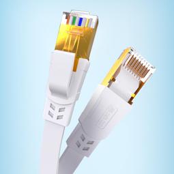 【易控王CAT8高速網路扁線12米40Gbps30AWG四對八芯雙隔離 鍍金接頭 (30-622-09) 歷史價格詳細信息