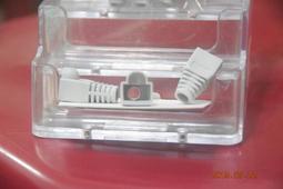 灰色水晶頭護套RJ45網線頭護套8P8C水晶頭膠套(10個/包)P4A5 188-05255 歷史價格詳細信息