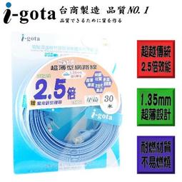 i-gota Cat.6 30米 30m 超薄型網路扁線 RJ45 網路線 FRJ4530 歷史價格詳細信息