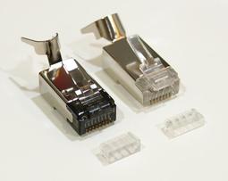 RJ45網路頭穿透式水晶頭+水晶護套 鍍金接點 8P8C三叉穿透式水晶頭  組合包 歷史價格詳細信息