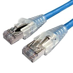 Cat6A 10G 六類 網路線 雙遮蔽式 工程佈線 金屬殼水晶頭抗干擾23AWG 無氧銅 SFTP 15米 手工 灰色 歷史價格詳細信息