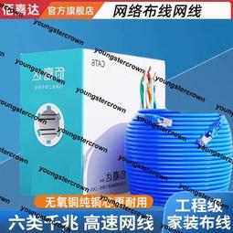 超低價熱賣超六類千兆室外網線家用6類線5類超五類監控POE純無氧銅戶外300米 歷史價格詳細信息