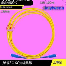 單模單芯光纖跳線sc-sc光纖線電信級SC-FC轉LC-LC-FC-ST跳纖尾纖方轉方轉圓15米/20米/30M延長線 歷史價格詳細信息