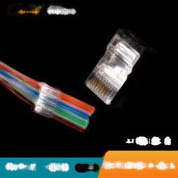 CNCOB鍍金6P4C電話線水晶頭 4芯電話線接頭四芯RJ11接頭100顆 178-00092 歷史價格詳細信息