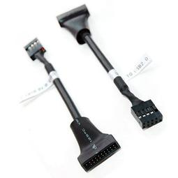 USB3.0轉USB2.0轉接線 主機板20針轉機殼9針 機箱前置USB轉接線 20Pin母 to 9Pin公 數據線 歷史價格詳細信息