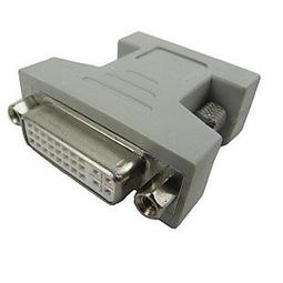 VGA轉DVI-I轉接頭 HDB15母DVI公轉接頭 彎頭90度 顯示器DVI轉接頭 歷史價格詳細信息
