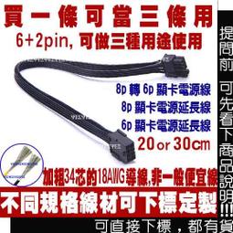 顯示卡電源分接線 顯示卡轉接線 8pin轉雙8pin 8p轉8+8 可分6+2pin 包網 更粗款 16AWG 挖礦專用 歷史價格詳細信息