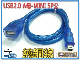 US-142 全新 USB2.0 A母-MINI 5P公 透明藍 傳輸線 30公分 純銅線 內附商品剖面圖 歷史價格詳細信息