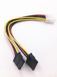 小白的生活工場*SATA電源延長線1分2 90度彎頭 A/B 兩款 歷史價格詳細信息