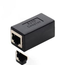 RJ45網線連接器網絡直通模塊 超五類六類電腦線延長對接頭雙通頭 歷史價格詳細信息