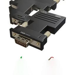 VGA 轉 HDMI 轉換頭電腦顯示器轉電視高清 HDMI 轉 VGA 轉接頭VGA 線 HDMI 筆記本分配器一分二機 歷史價格詳細信息