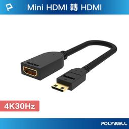 POLYWELL Mini HDMI轉HDMI 轉接線 公對母 4K30Hz 歷史價格詳細信息