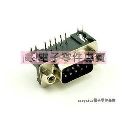 DR9公 DR9針 串口 DR9T 彎腳針式短型 DB9 9芯 90度彎腳 插板式 172-01119 歷史價格詳細信息