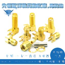 RF射頻連接頭RP-SMA-JW-1.5-3公頭彎頭接頭同軸直角連接器90度（量大從優） 歷史價格詳細信息