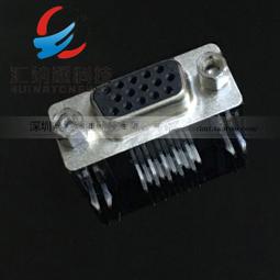 DR15公頭/母頭  焊板/插板式 90度彎腳/針 雙排串口VGA插座 DB15 181-03749 歷史價格詳細信息