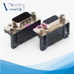 DR15公頭/母頭  焊板/插板式 90度彎腳/針 雙排串口VGA插座 DB15 181-03749 歷史價格詳細信息