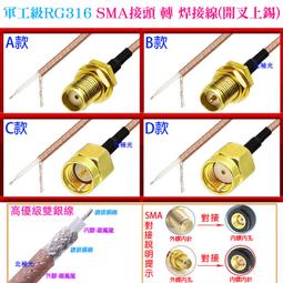 【日安】軍工級RG316饋線-高優級雙銀線50-1.5低損耗鍍銀銅線AP無線網路WIFI分享器連接線信號天線轉接延長線用 歷史價格詳細信息