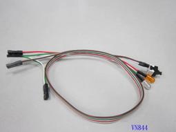 100條主機開關電腦開關線重啟線機箱開機線RESET線電源線POWE咨詢 歷史價格詳細信息