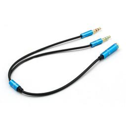 二合一音頻線筆記本電腦耳機手機耳機孔3.5mm分線器轉換器麥克風單孔耳麥話筒轉接頭一轉二全民卡歌雙【心願便利店】 歷史價格詳細信息