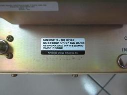 AE Advanced Energy 2196-000-A DC Interface Module Display Panel Used Working 歷史價格詳細信息