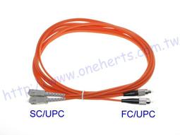 SC-FC多模雙芯光纖跳線 MM62.5 /125 3米 SC/UPC FC/UPC 多模双芯光纖電信級27yqjl 歷史價格詳細信息