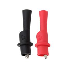 鱷魚夾測試夾子護套電線電源夾純銅全銅接搭電測試夾接線小中大號~百寶閣 歷史價格詳細信息