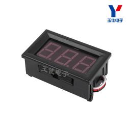 三線直流電壓表0.56寸LED數字數顯電壓表頭DC 0V-30V/100V/300V 歷史價格詳細信息