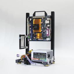 開放式機箱matx電腦機箱機架鋁合金atx創意itx臺式機箱主機小機箱 歷史價格詳細信息