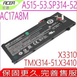 ACER 電池-宏碁 AC17A8M Spin 3 SP314-52,TM X3410 TMX3410-MG,SP314-52-30SD 歷史價格詳細信息