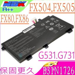華碩 ASUS B31N1726 短接頭 原廠規格 電池 TUF A15 FA506 A17 FA706 FX504 FX504GD 歷史價格詳細信息
