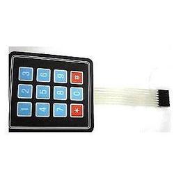 4*4矩陣鍵盤 4*4矩陣薄膜開關/薄膜按鍵/控制面板/單片機擴展鍵盤 W2 [57319-017] 歷史價格詳細信息